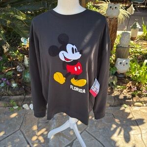 Disney Mickey Mouse 'Florida' graphic crewneck sweatshirt  NWT XL